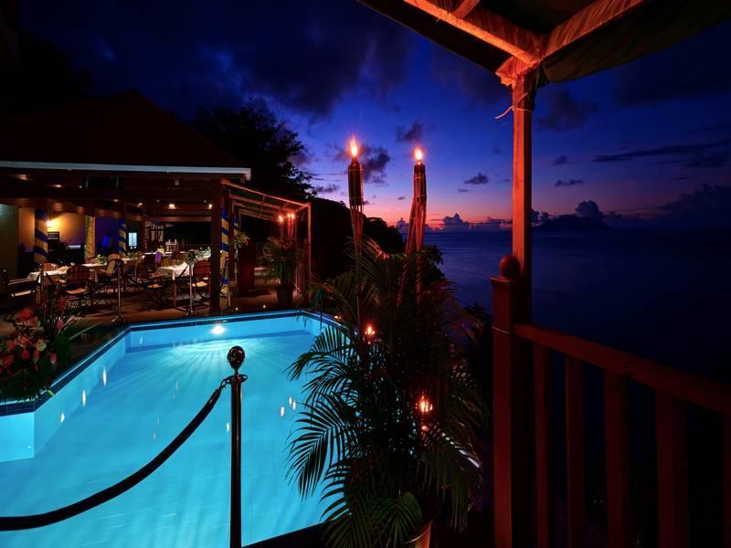 Treasure Cove Hotel & Restaurant Bel Ombre Exterior foto